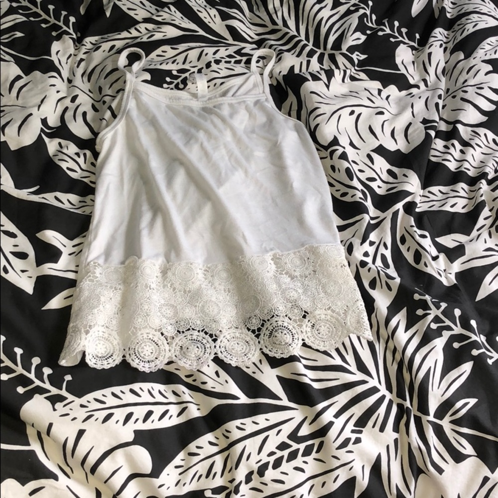 White floral blouse